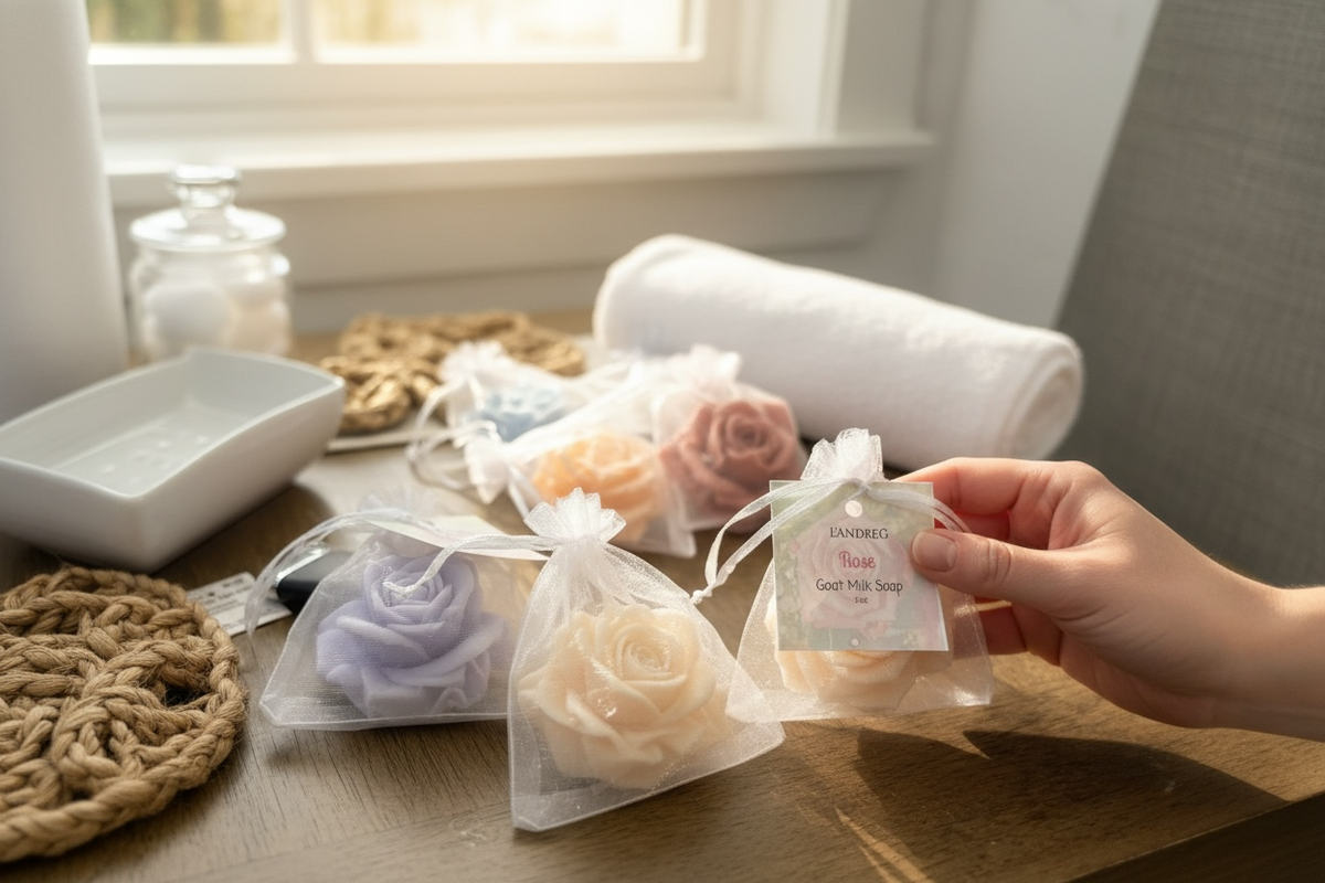 Rose Shaped Goat Milk Soap