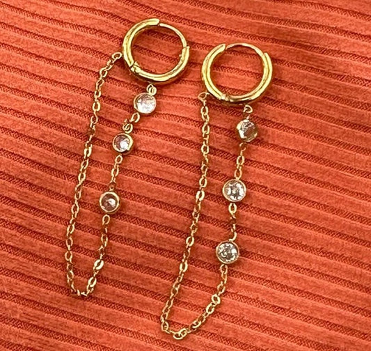 Cascade Hoop Earrings