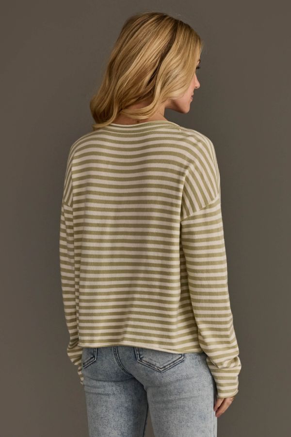 Super Soft Striped Cardigan