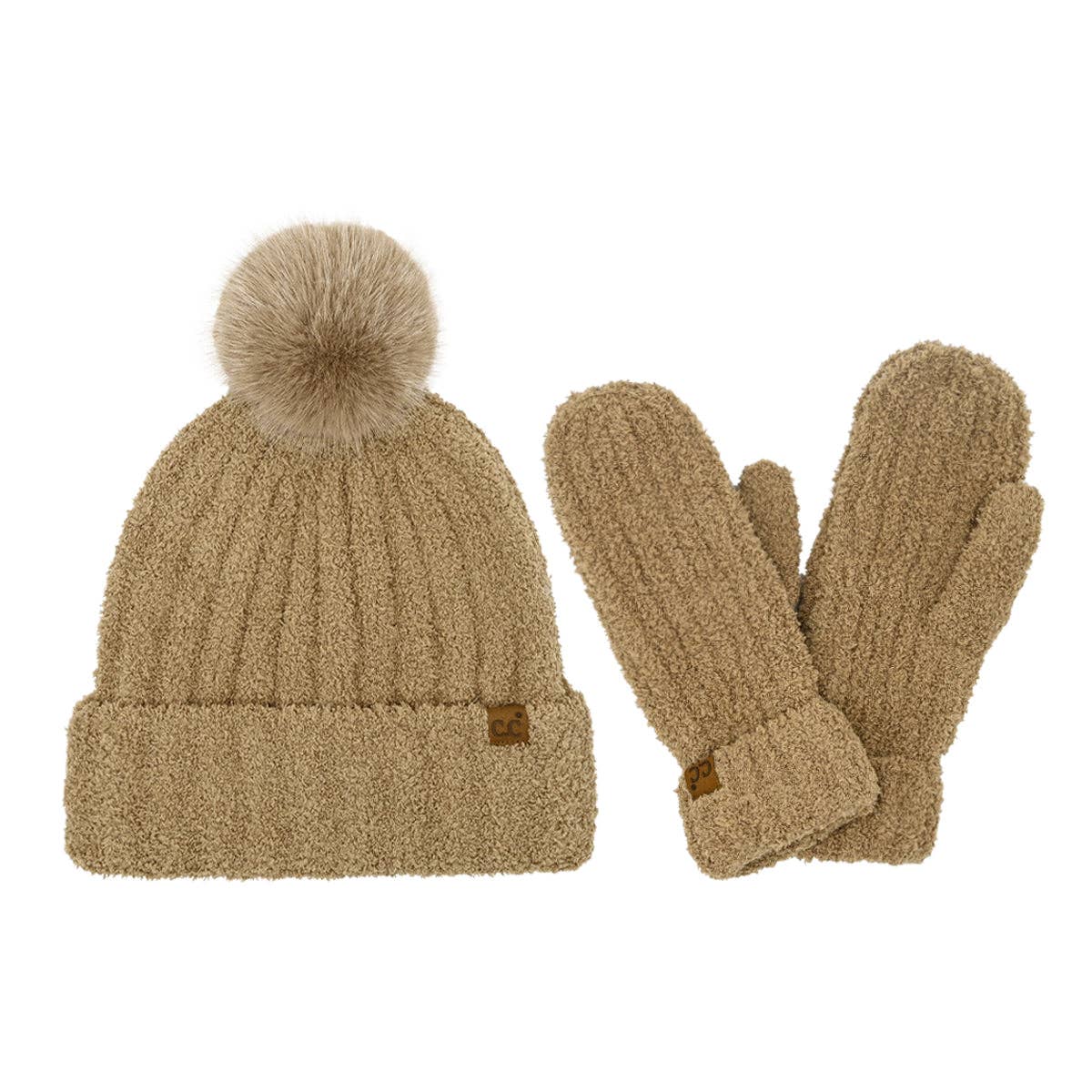 Cozy Yarn Hat and Mitten Set