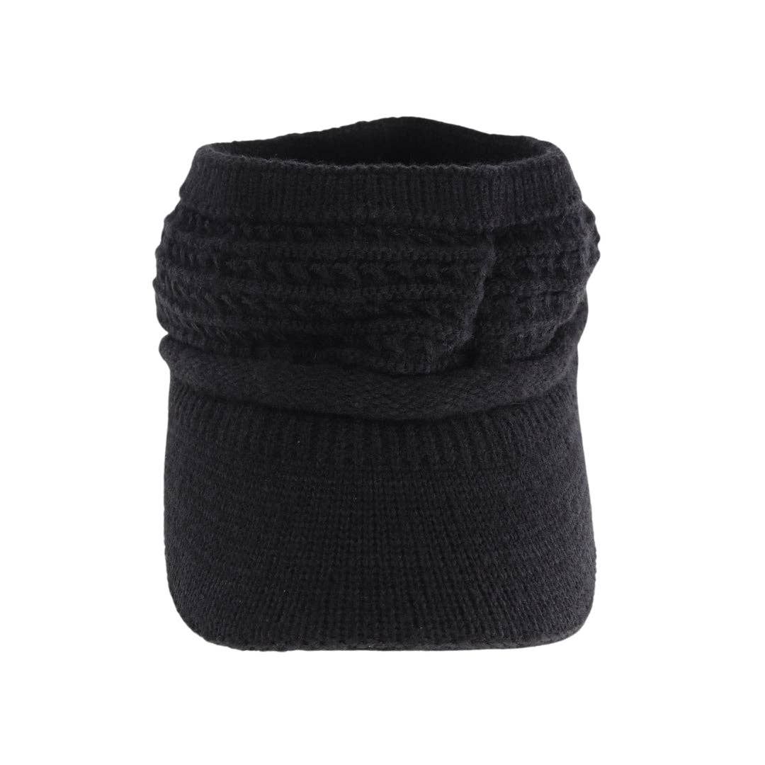 Knit Visor Hat