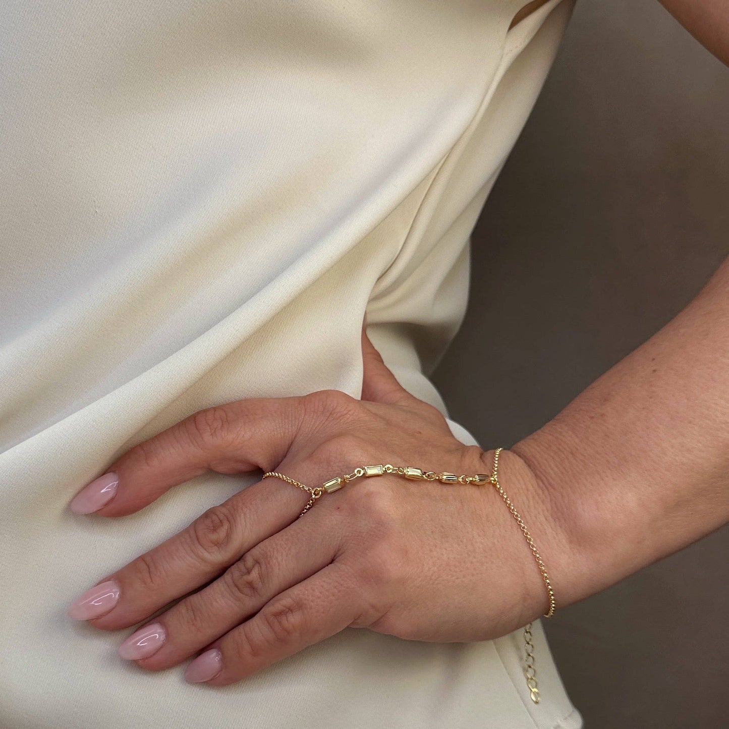 Mother of Pearl Hand Chain