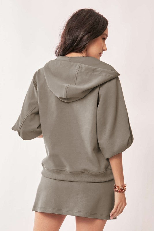 Scuba Elbow Sleeve Hoodie