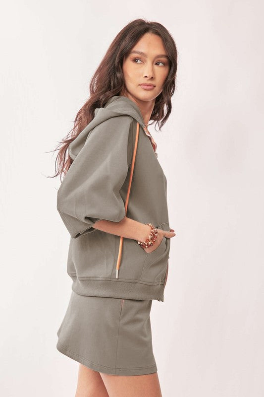 Scuba Elbow Sleeve Hoodie