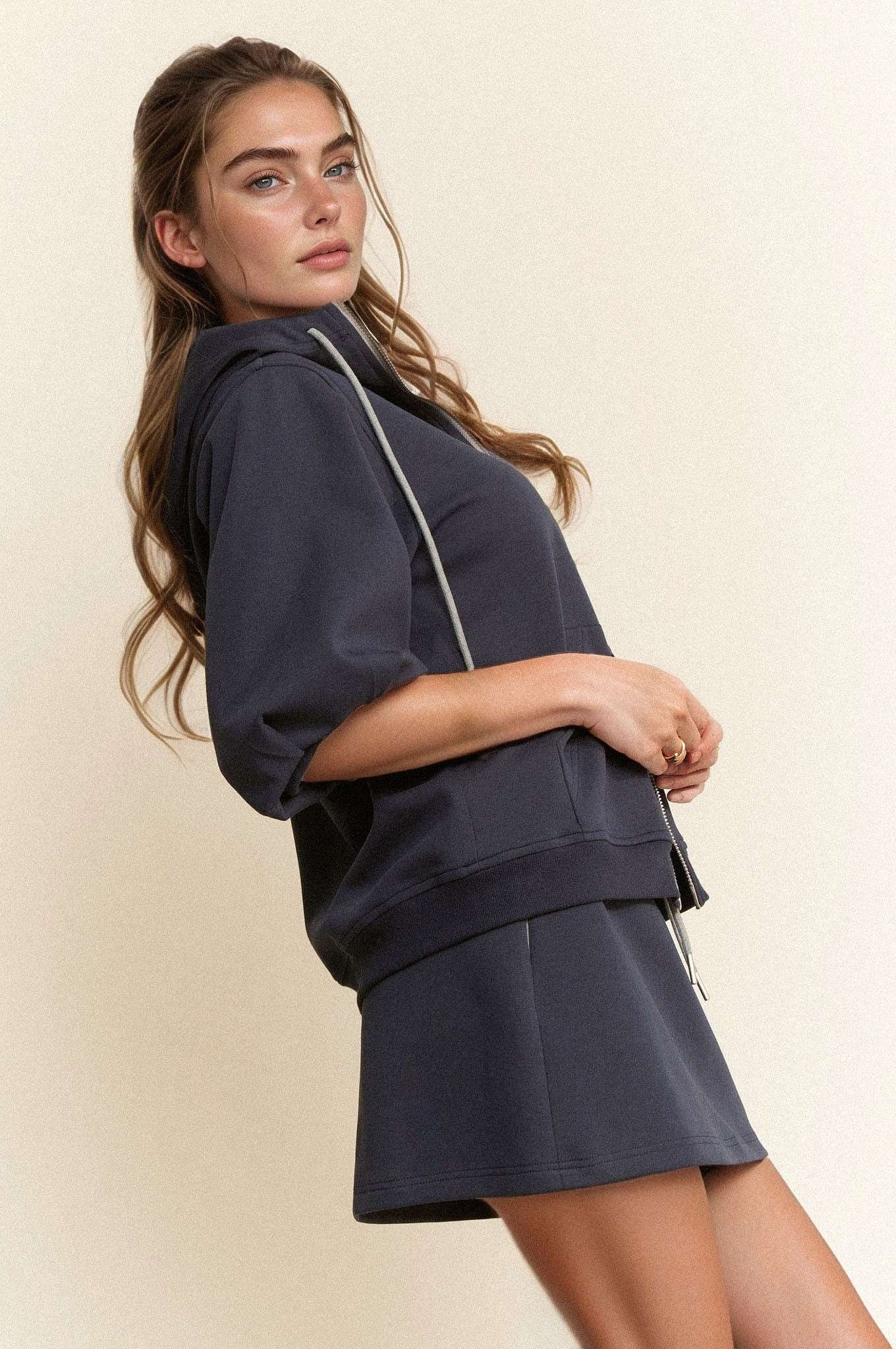 Scuba Elbow Sleeve Hoodie