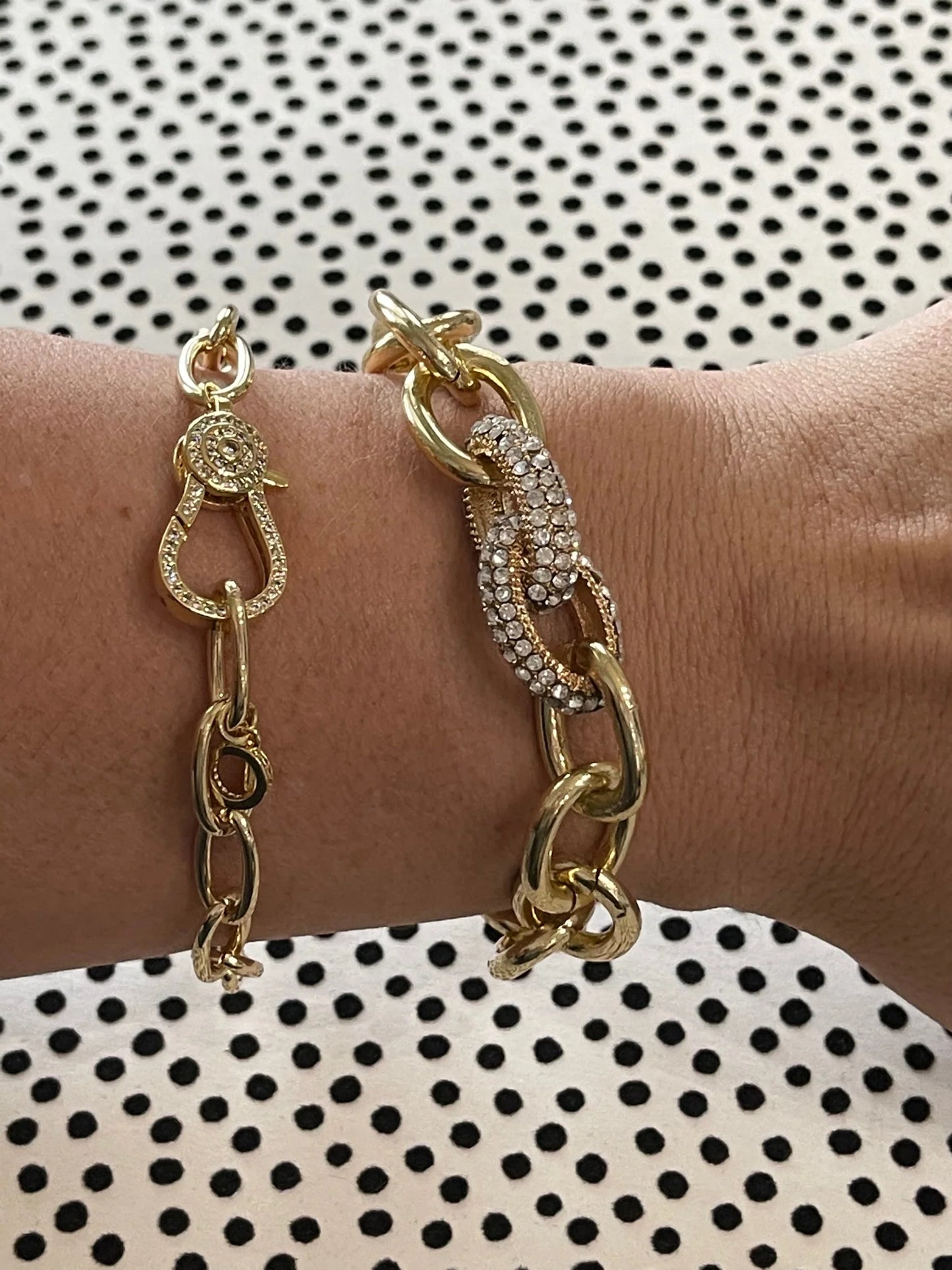 Golden Lock Bracelet