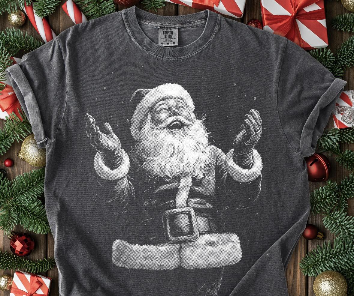 Jolly Santa Graphic Tee