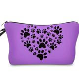 Carry All Pouch- Purple Paws