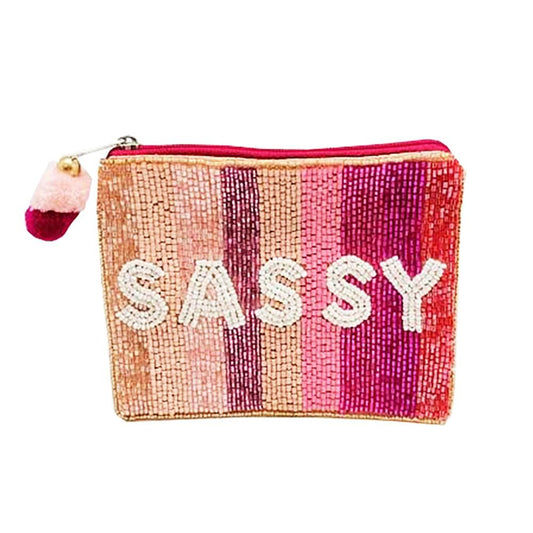 Beaded Pouch Sassy