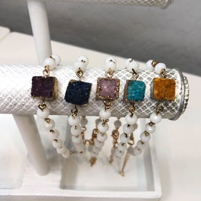 Dainty Druzy Bracelet