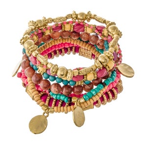 Bracelet Stack Wine Multi Jingle