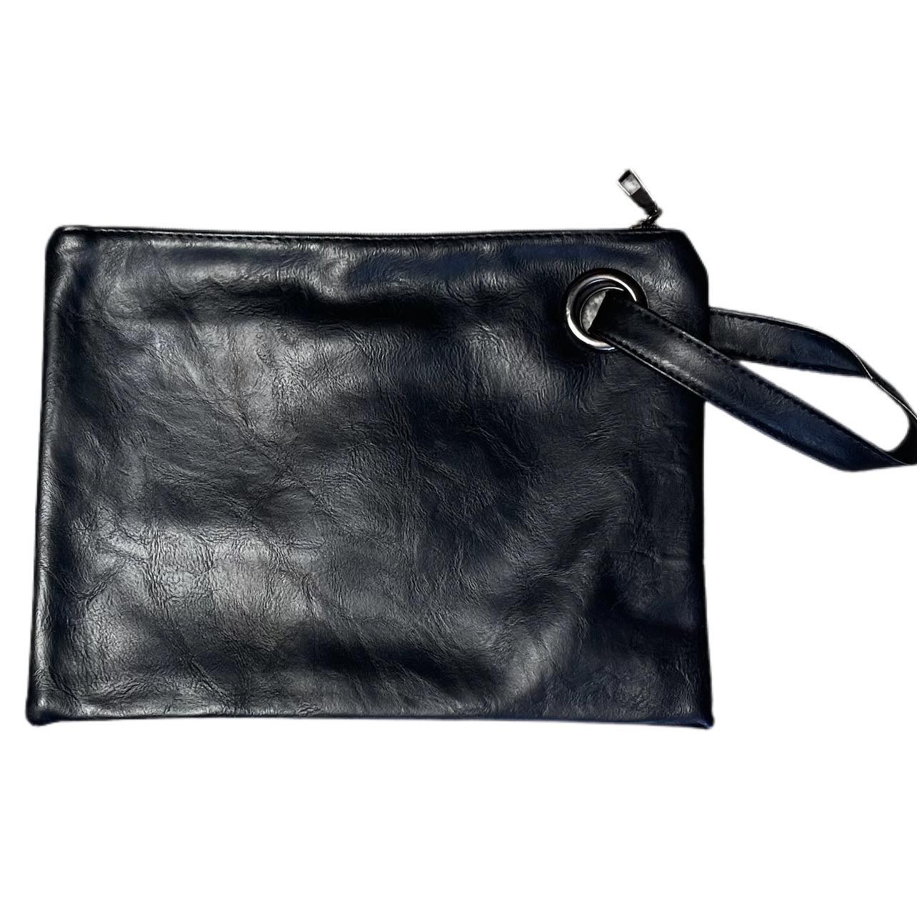 Susan Vegan Leather Handbag-Clutch - Solids