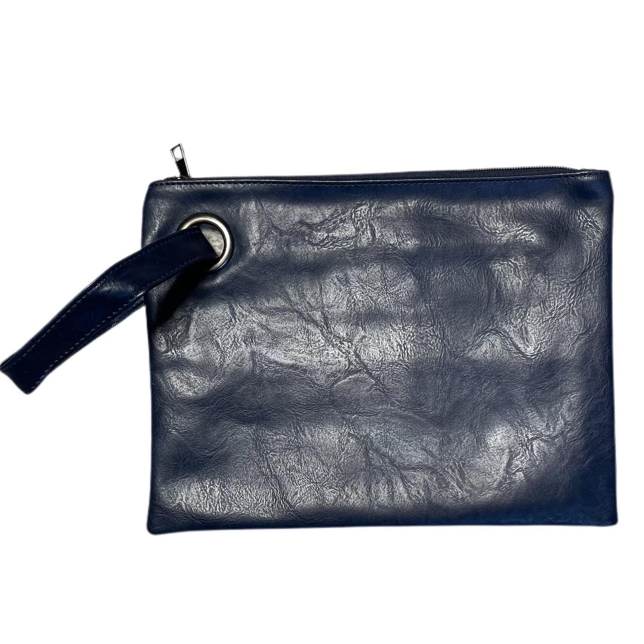 Susan Vegan Leather Handbag-Clutch - Solids