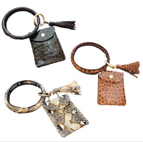 Cohutta Wood Snap Pocket Bangle Keychain