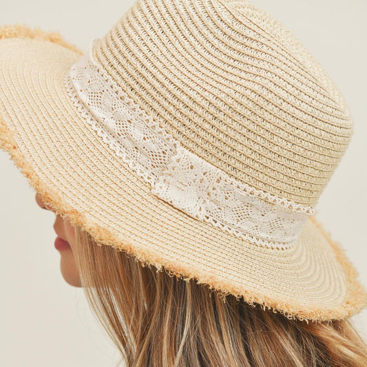Frayed Edge Panama Hat