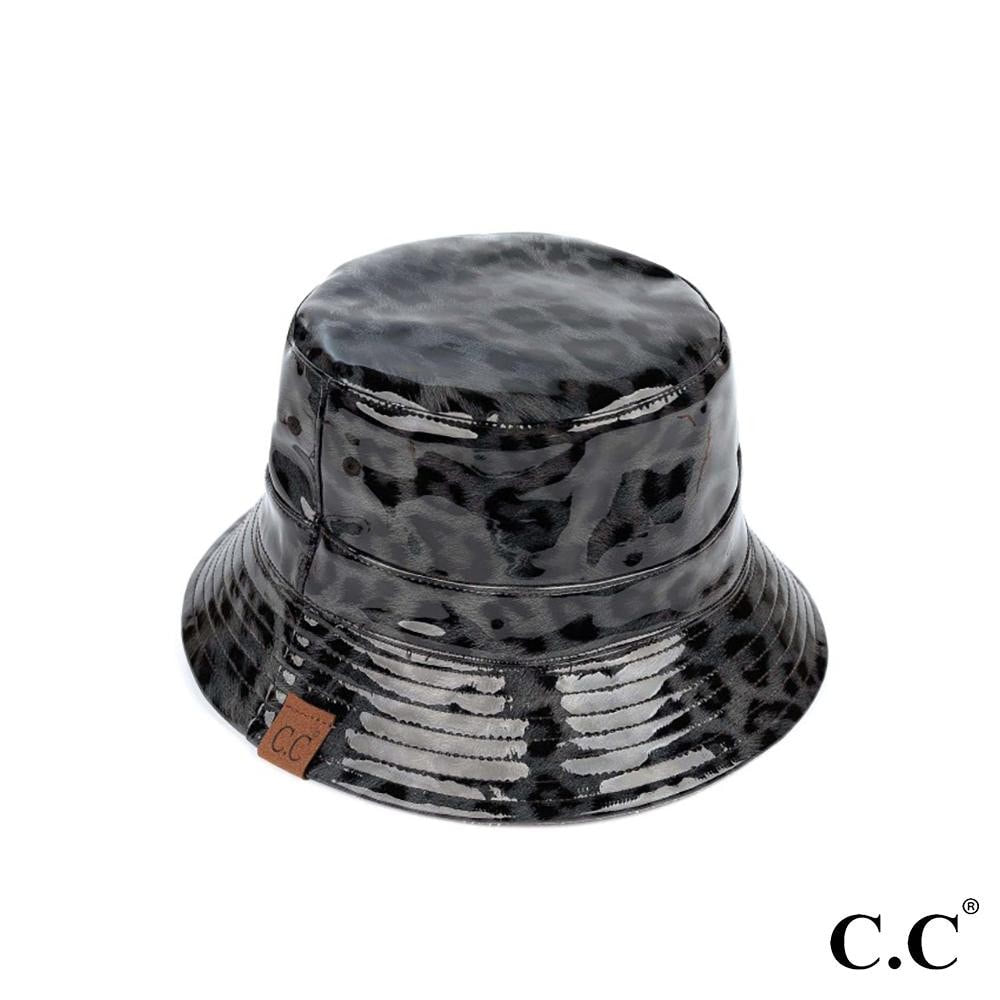 Leopard Print Waterproof Bucket Hat