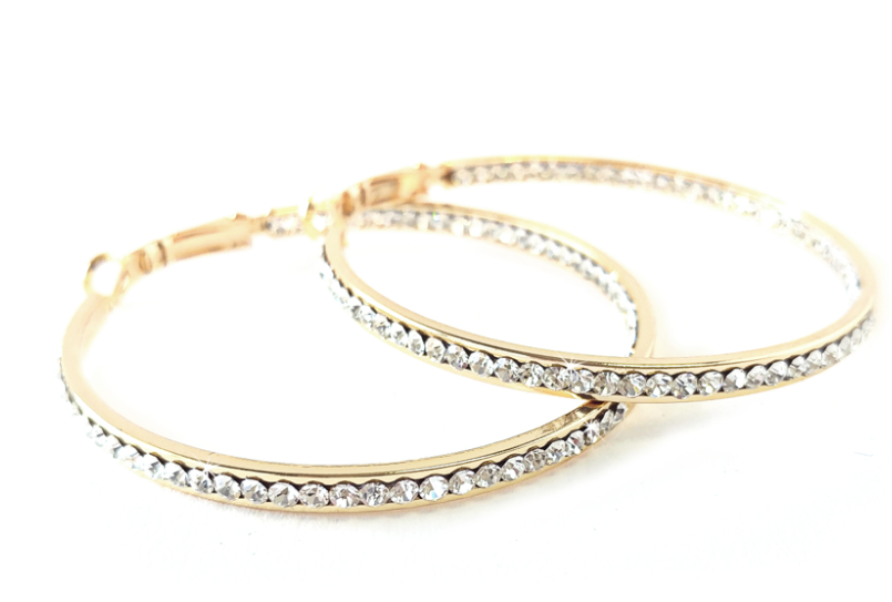 Jacqueline Kent Inside Out Rhinestone Earrings