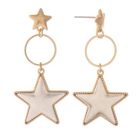 Star Drop Earrings