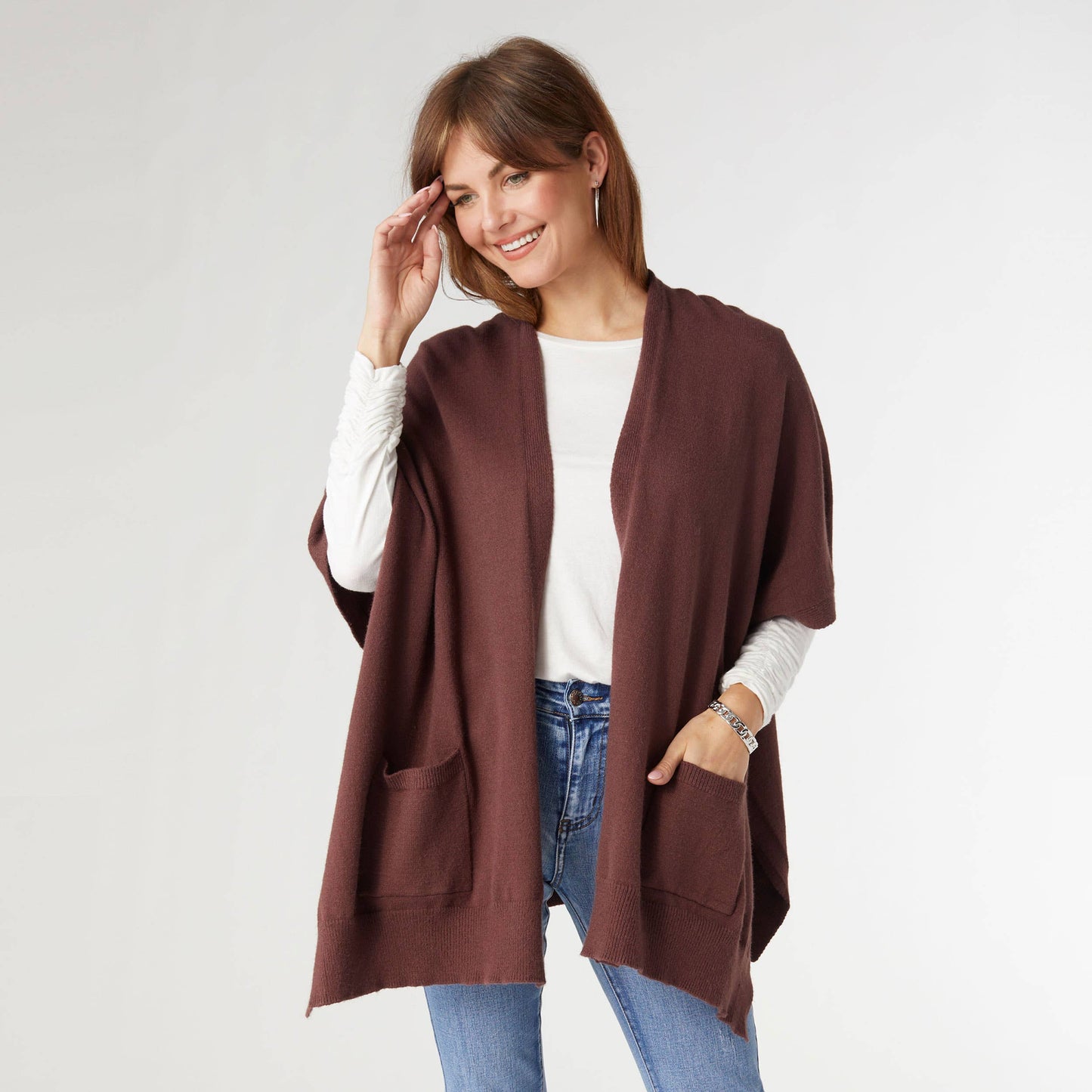 Lightweight Pop Over Cardigan