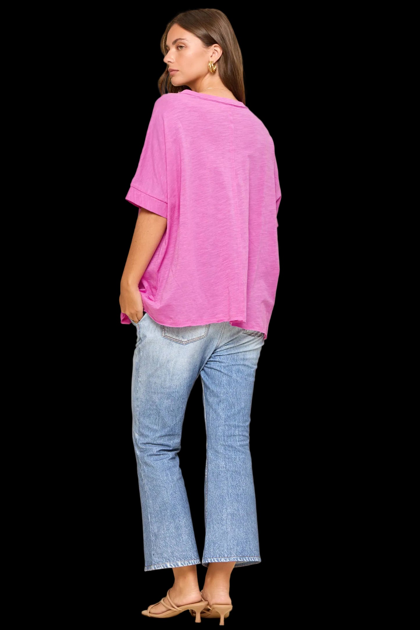 Cotton Slub Knit Top
