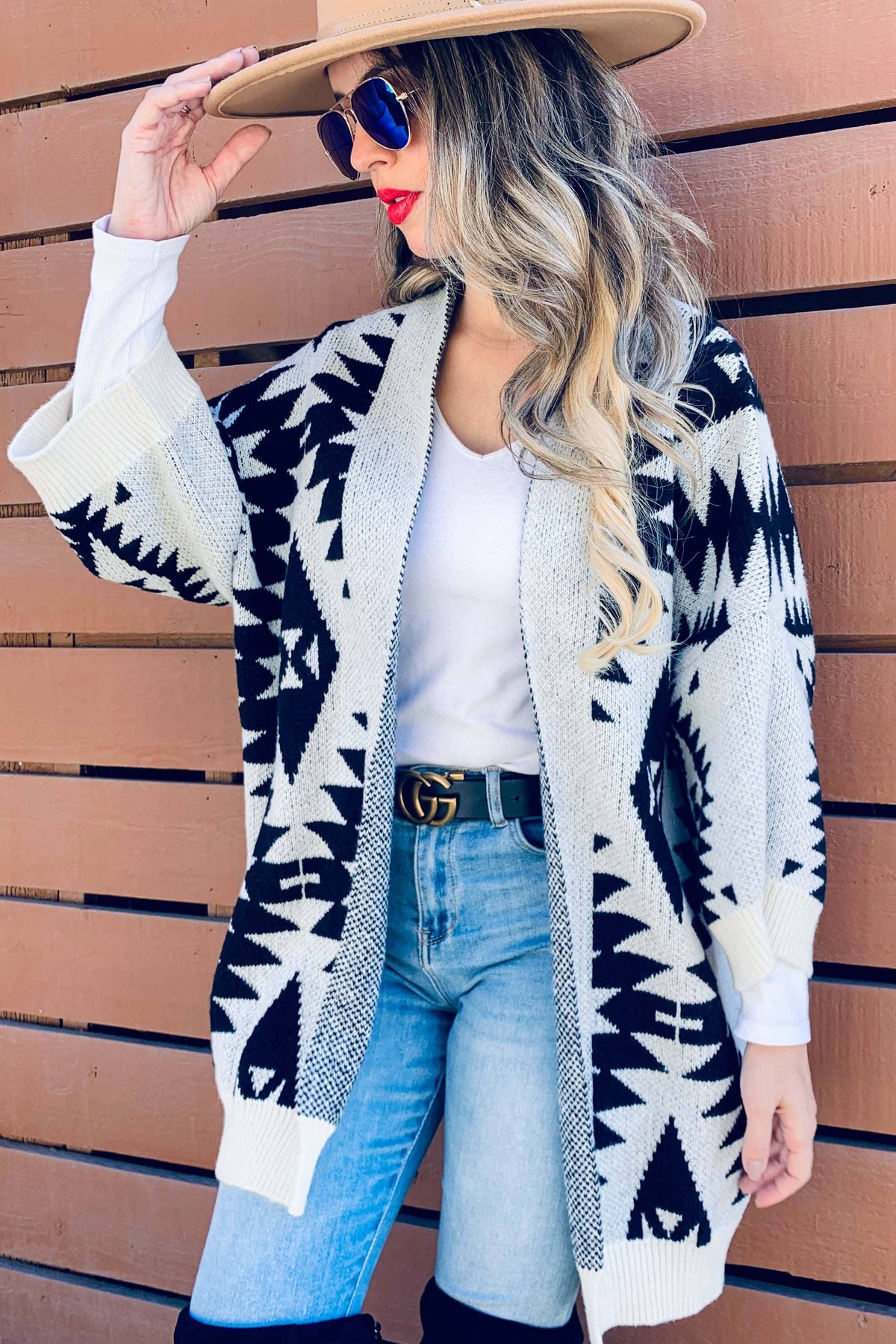 Western Boho Knit Cardigan