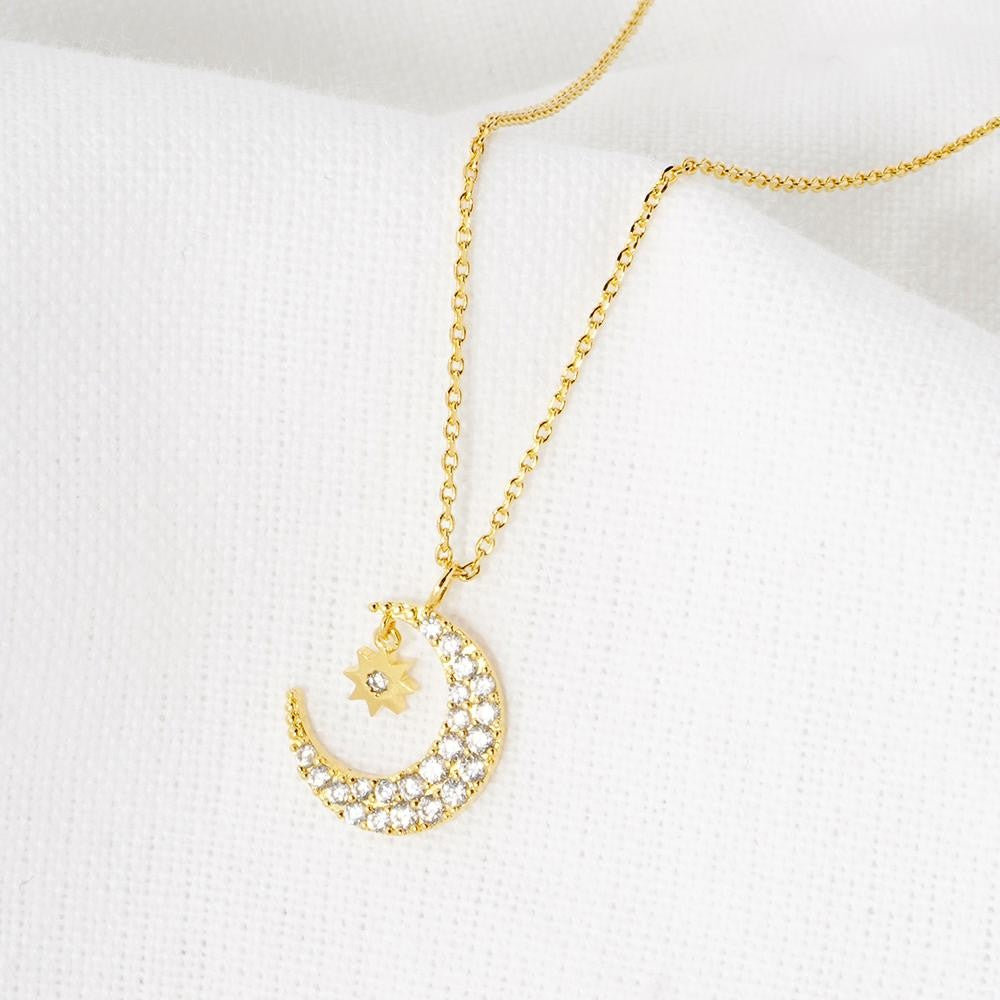Dainty Necklace-Held By Night