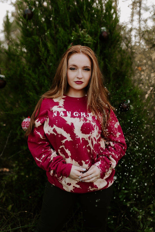 Naughty/Nice Reversible Sweatshirt