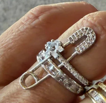 Adjustable Safety Pin Ring