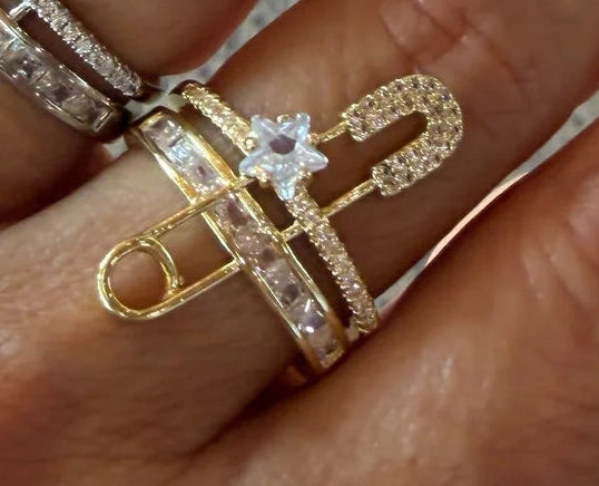 Adjustable Safety Pin Ring