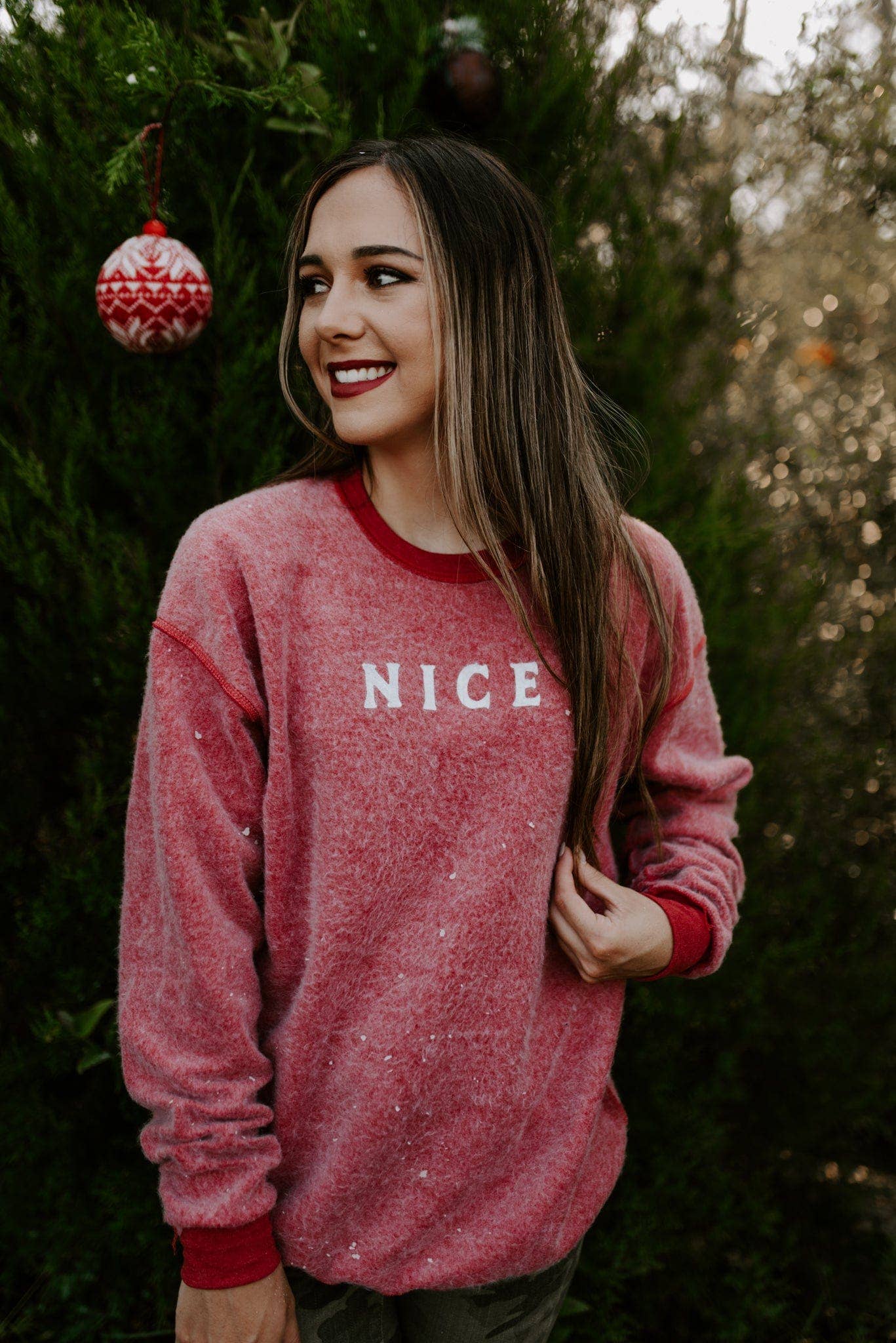 Naughty/Nice Reversible Sweatshirt