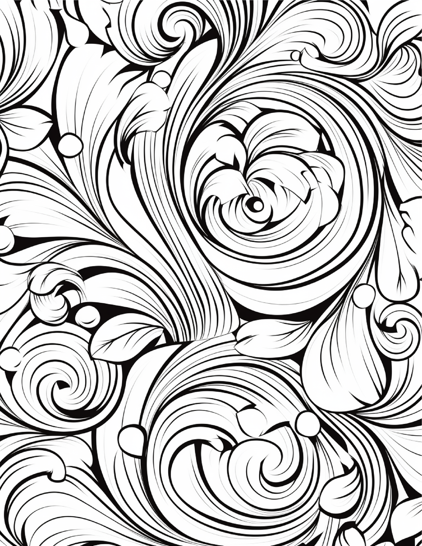 Floral Coloring Sheets