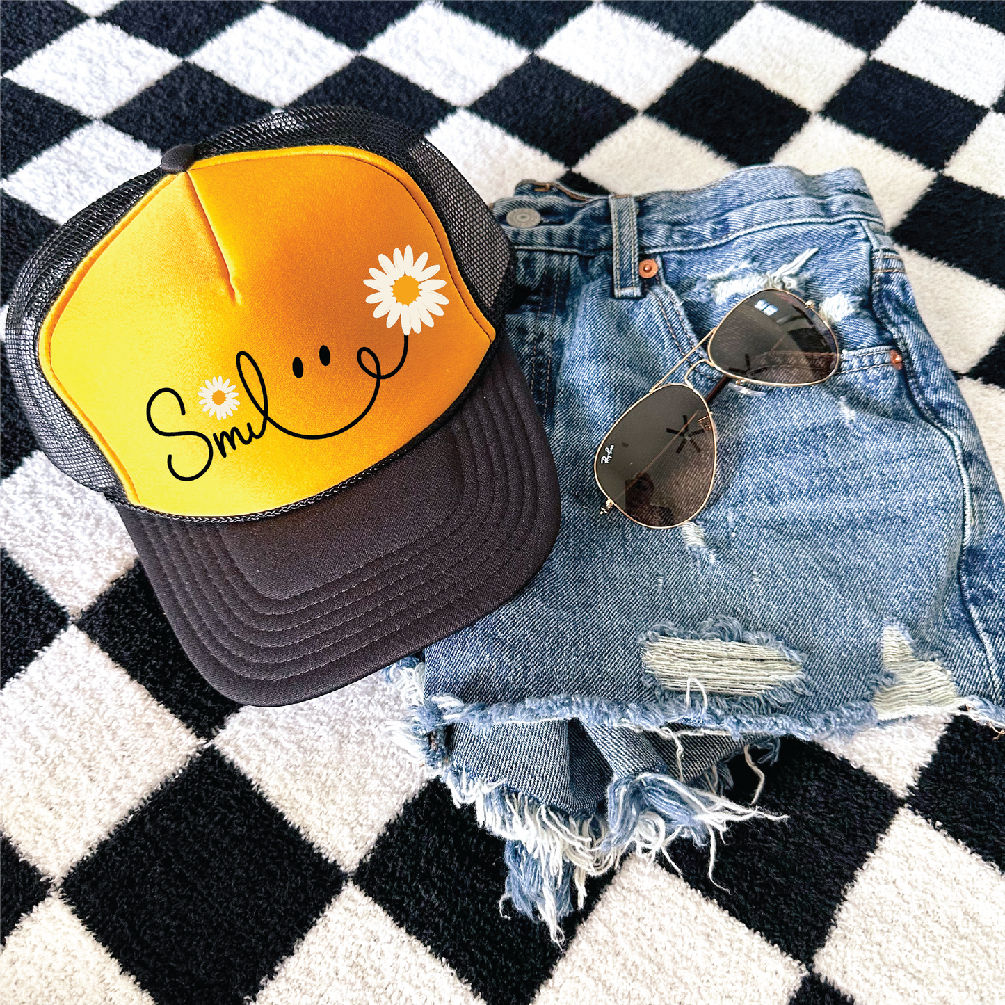 Smile Trucker Hat
