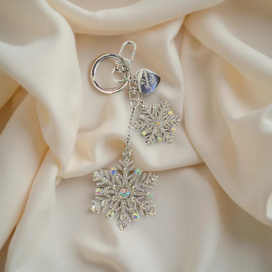 Jacqueline Kent Snowflake Bag Charm/Key Ring