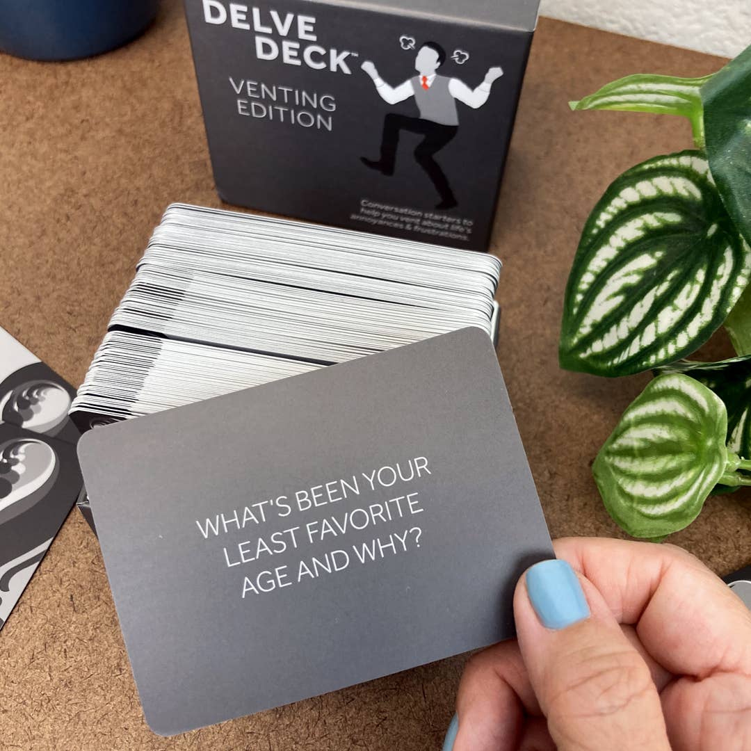 Delve Deck Conversation Cards - Venting Edition