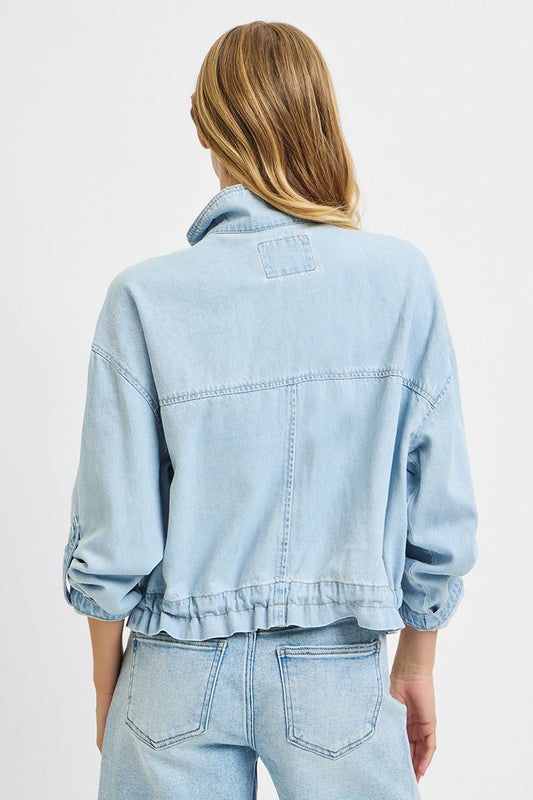 Soft Touch Cotton Cargo Jacket