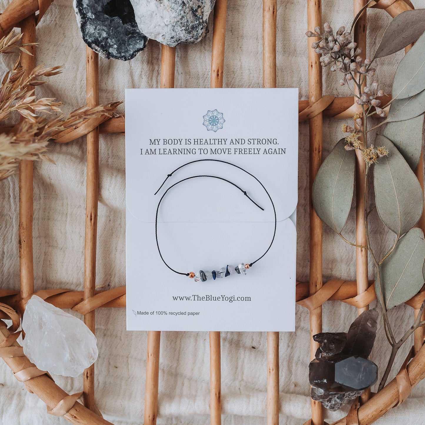 Pain Relief Crystal & Copper Bracelet