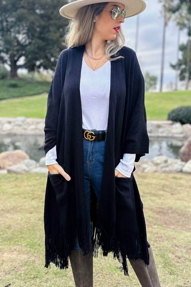 Soft Knit Ruana Cardigan
