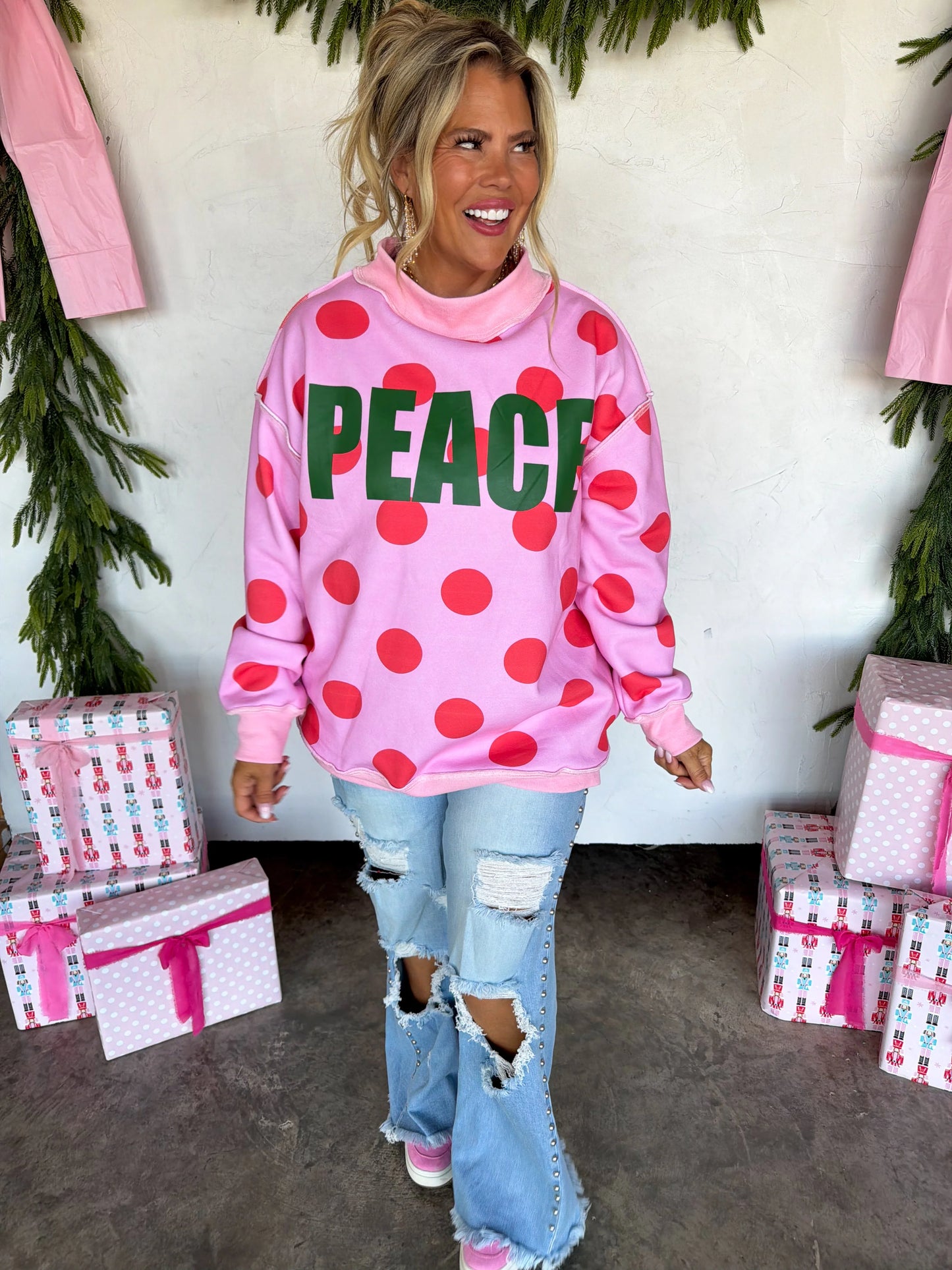 Holiday Peace Sweatshirt PREORDER