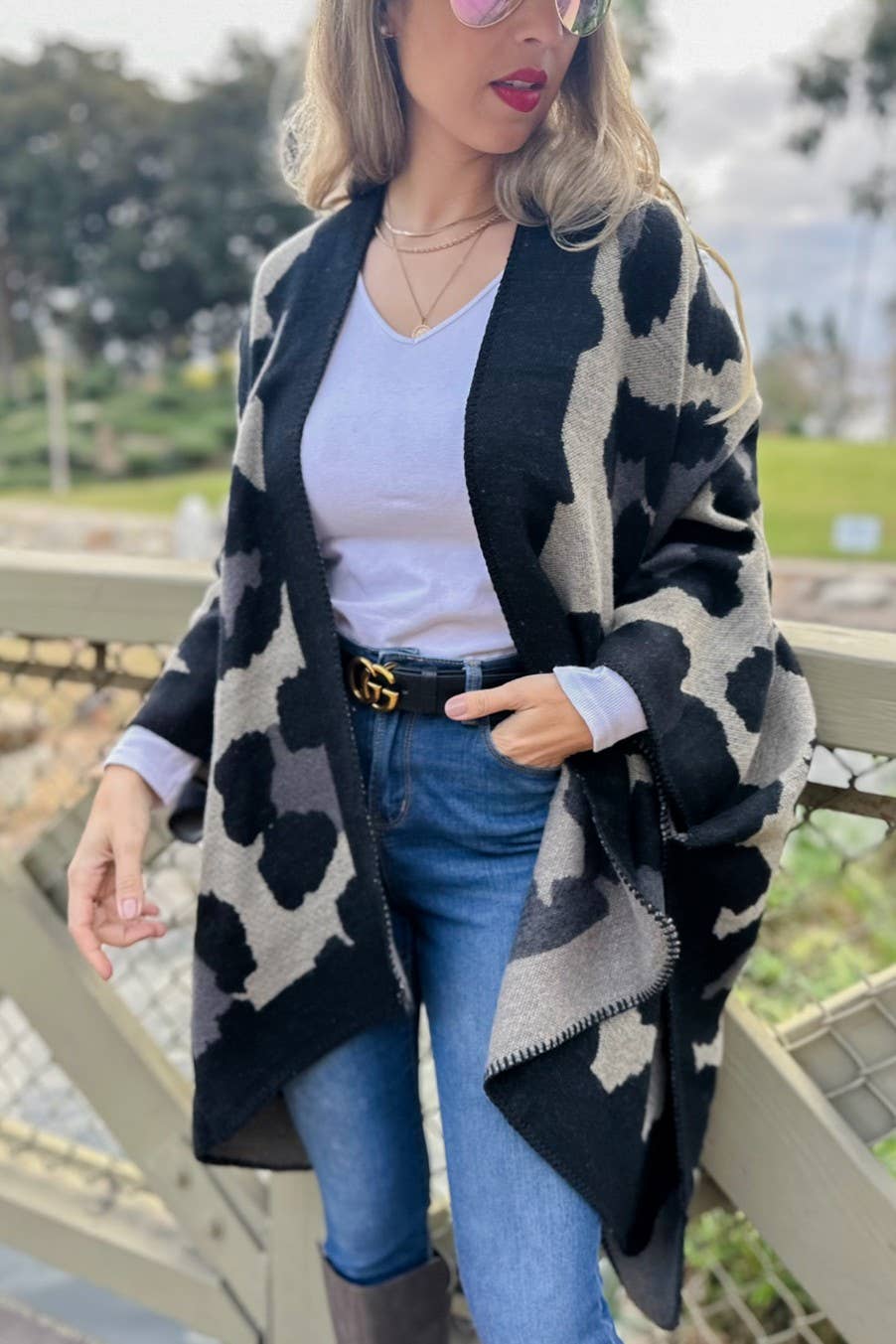 Leopard Kimono Cardigan