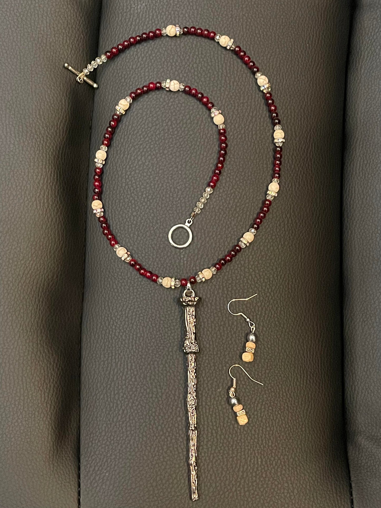 Hand Made Necklace Set- Magic Wand