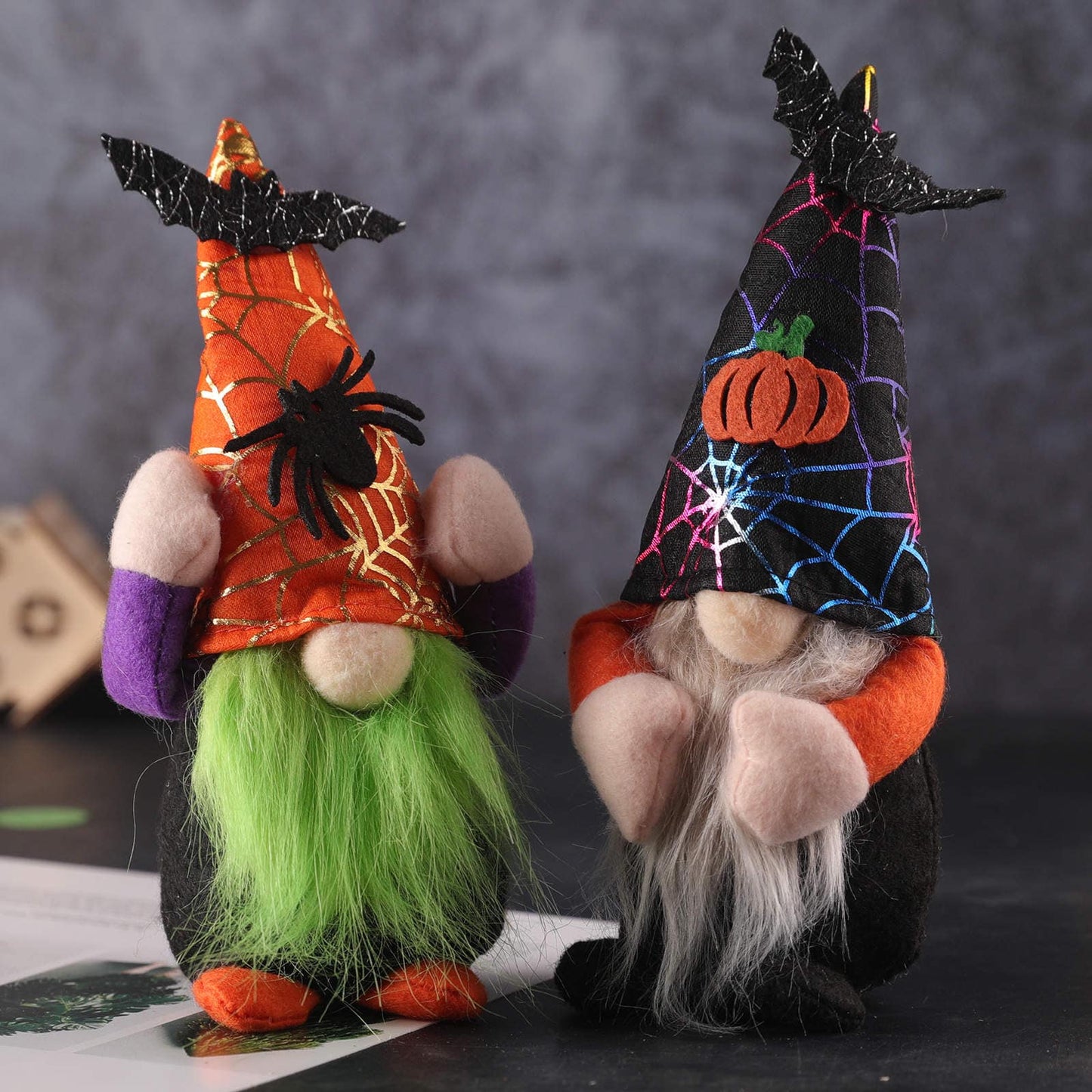 Halloween Gnome Set Bats