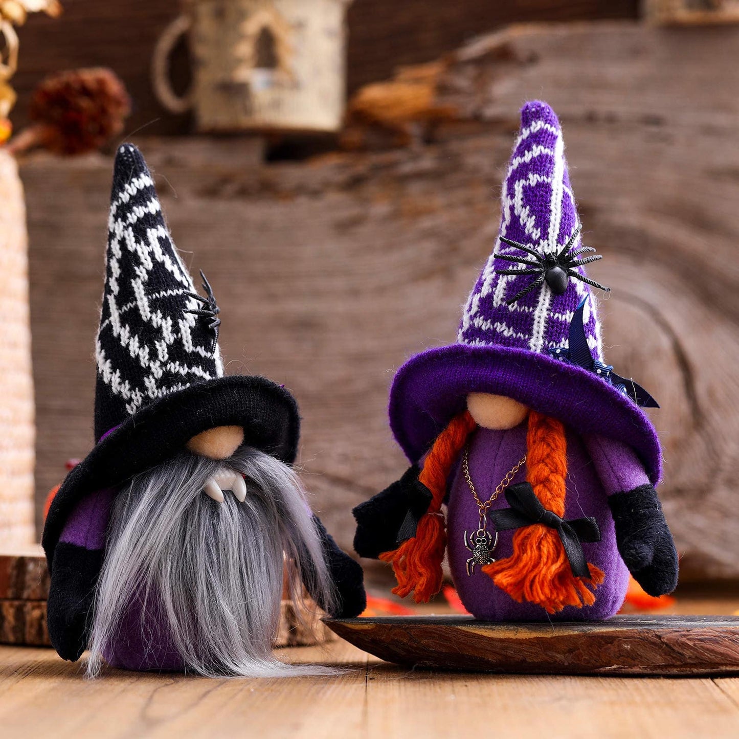 Halloween Gnome Set Fangs & Braids