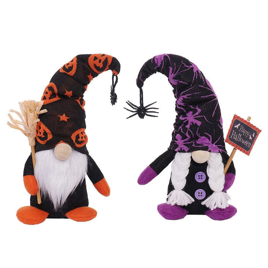 Halloween Gnome Set Spiders