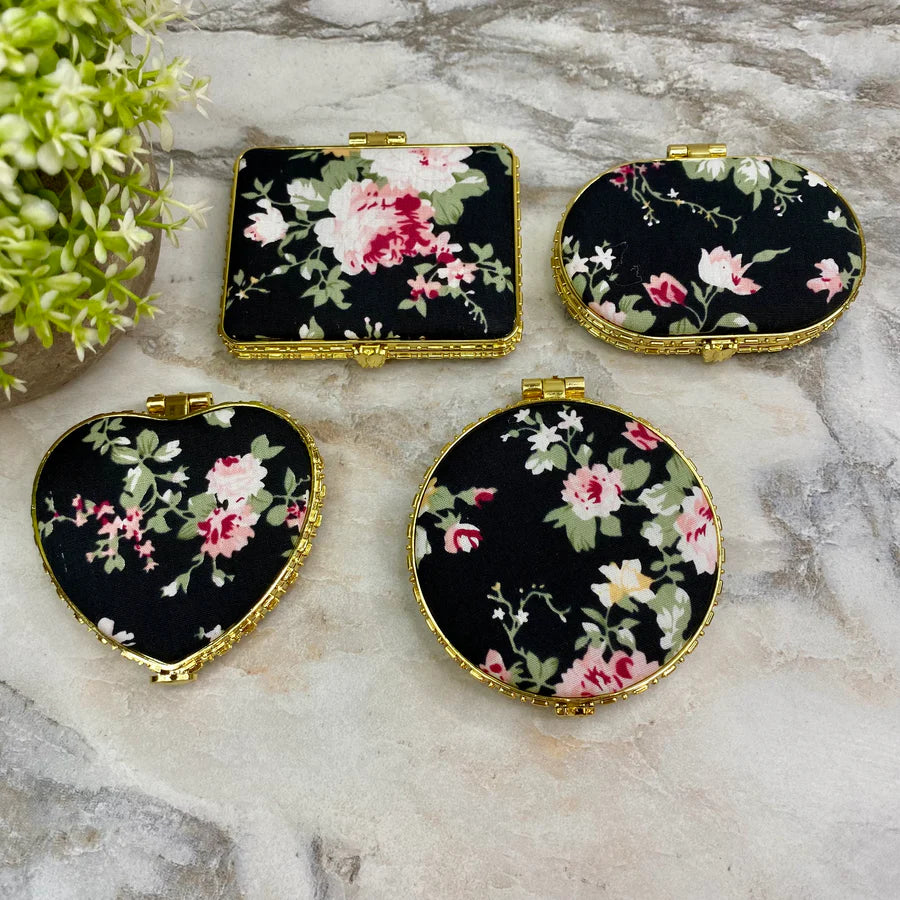 Floral Compact Mirrors