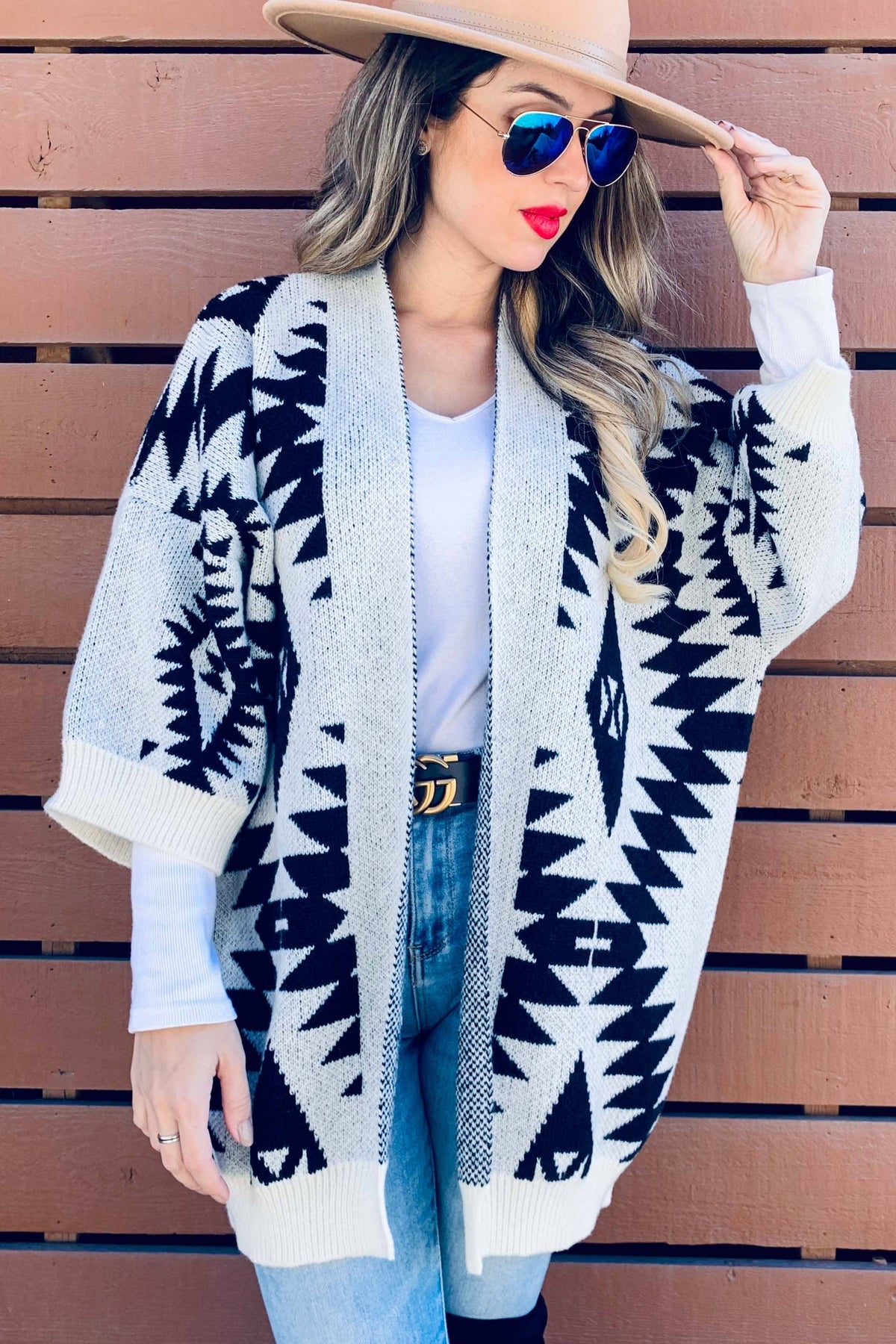 Western Boho Knit Cardigan
