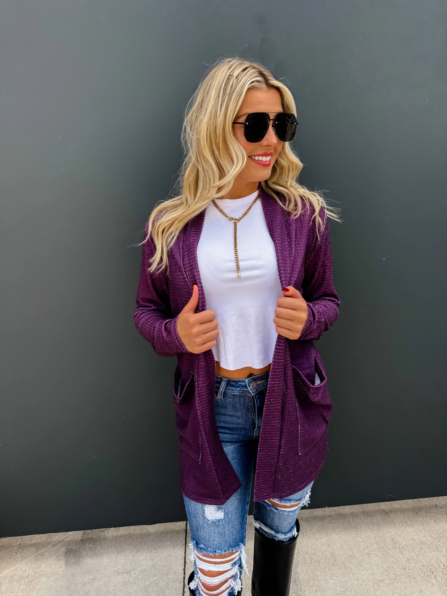 Popcorn Cardigan