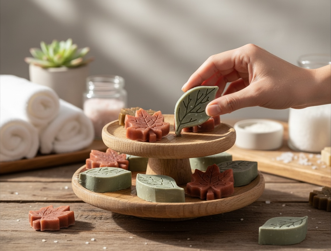 Fall Leaves Goat Milk Soap Set
