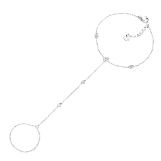 Rhinestone Hand Chain