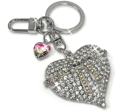 Jacqueline Kent Heart Purse Charm/Keyring