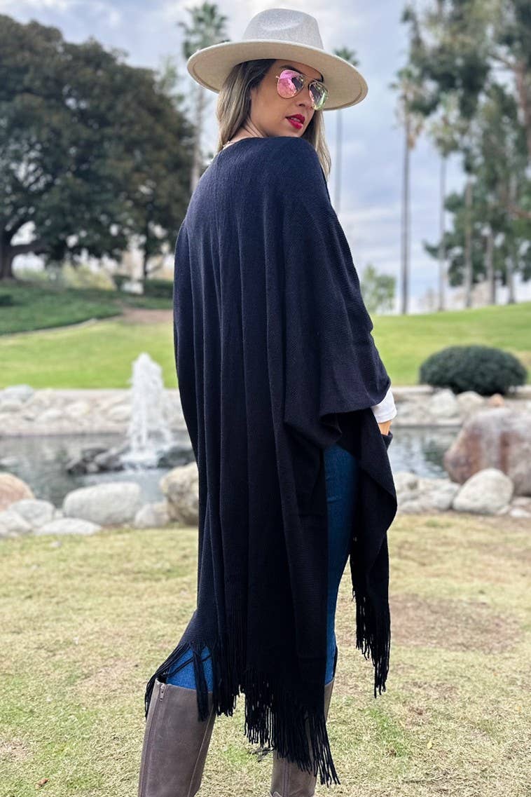Soft Knit Ruana Cardigan